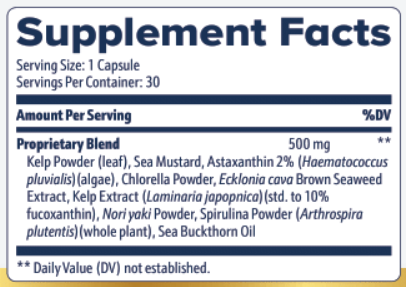 AquaPeace Supplement Fact