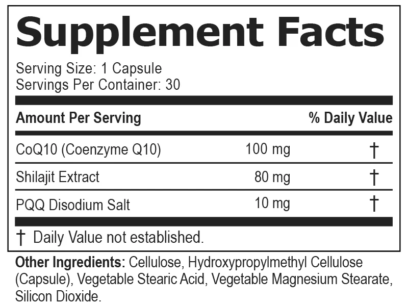 Cardio Clear 7 Supplement Facts