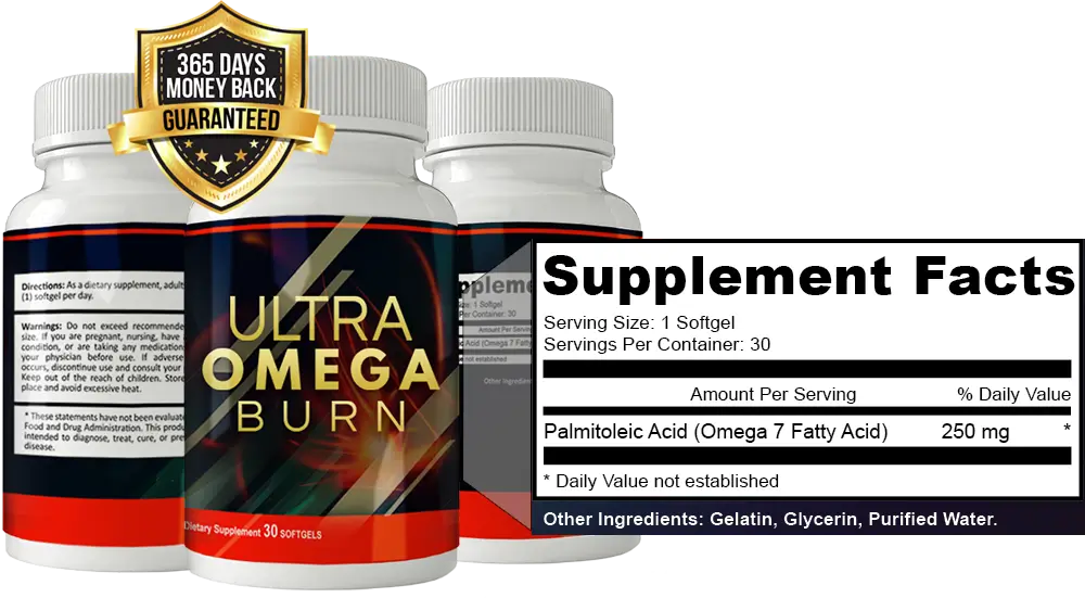 Ultra Omega Burn - supplement facts